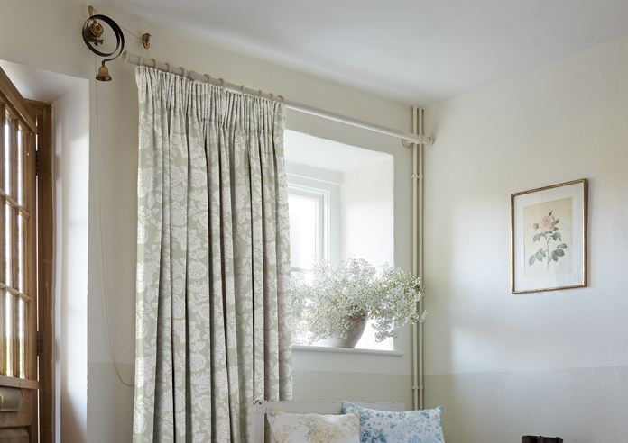 Shabby Chic by Rachel Ashwell Stipple, Sage - Made to Measure Curtains - Image 5